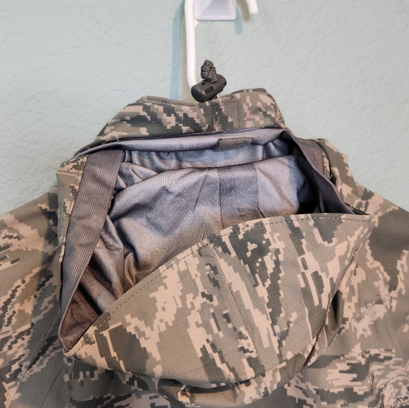 Parka APECS USAF Tiger Stripe Camouflage SPM1C1 07 C 1019 Medium Long W Beanie - Picture 9 of 10